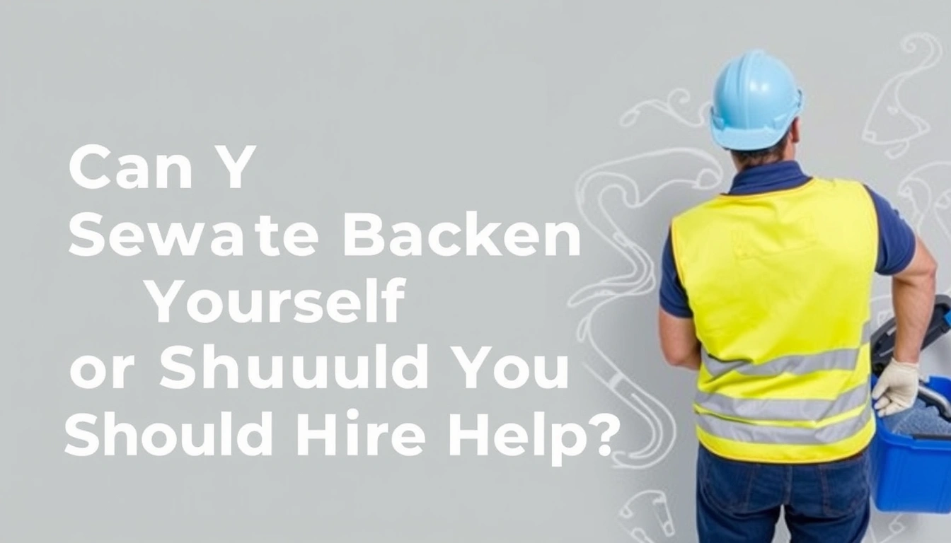 Can You Clean Up Sewage Backup Yourself or Should You Hire Help? Can You Clean Up Sewage Backup Yourself or Should You Hire Help?