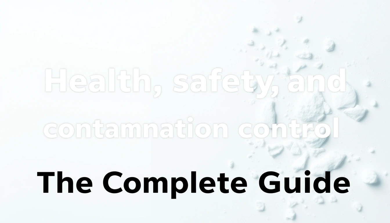 Health, safety, and contamination control — The Complete Guide
