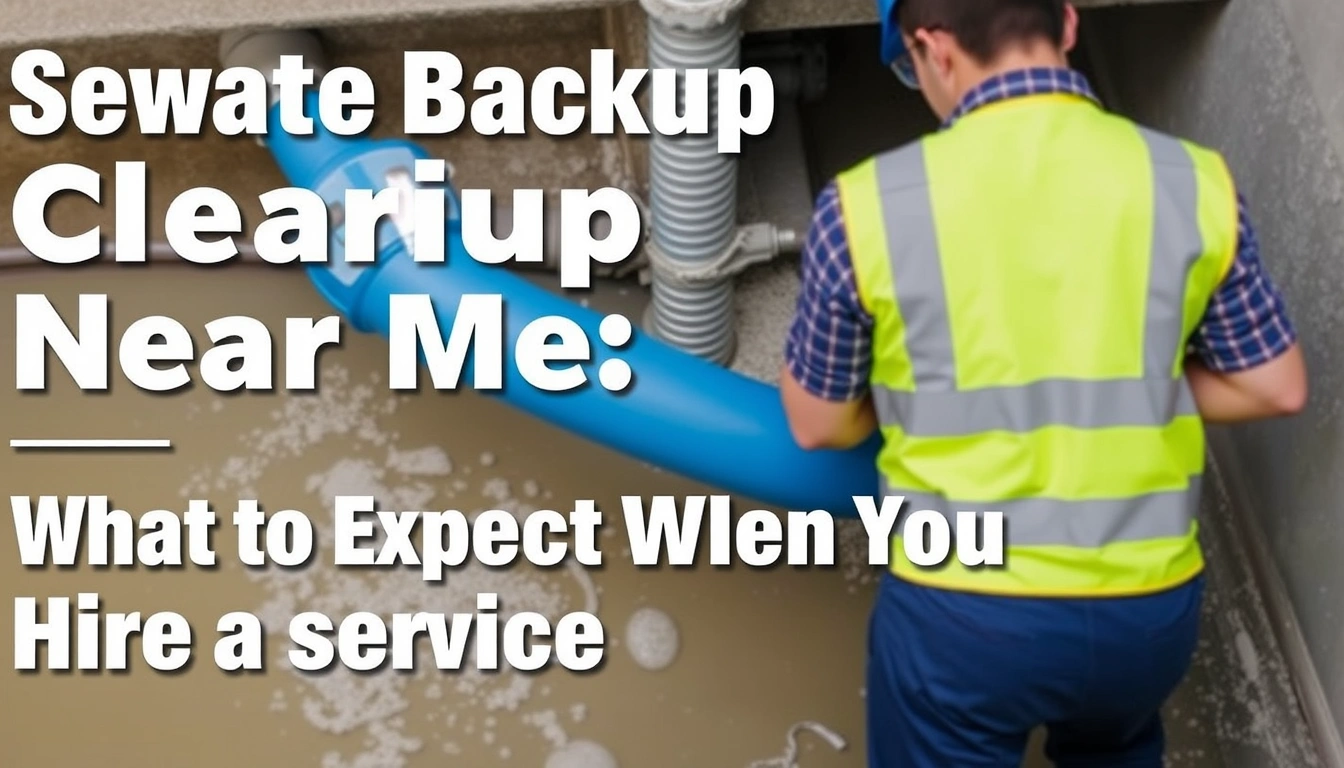 Sewage Backup Cleanup Near Me: What to Expect When You Hire a Service Sewage Backup Cleanup Near Me: What to Expect When You Hire a Service